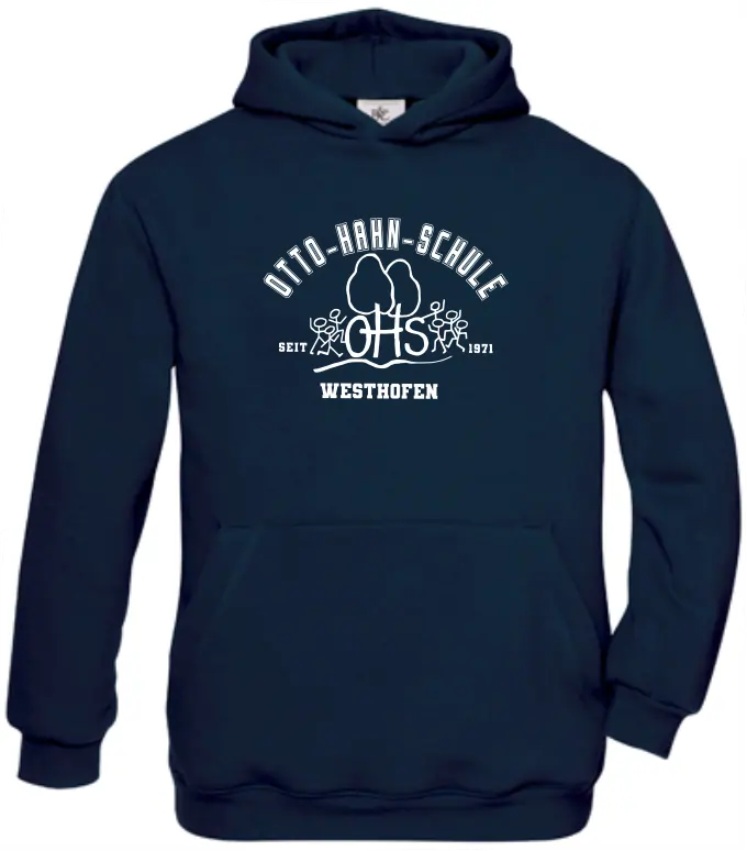 Hoodie Kinder Otto-Hahn-Schule Old School